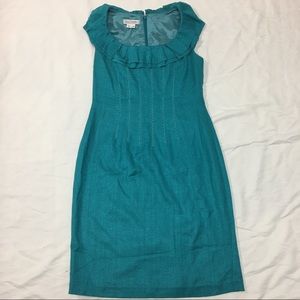 Kay Unger teal dress